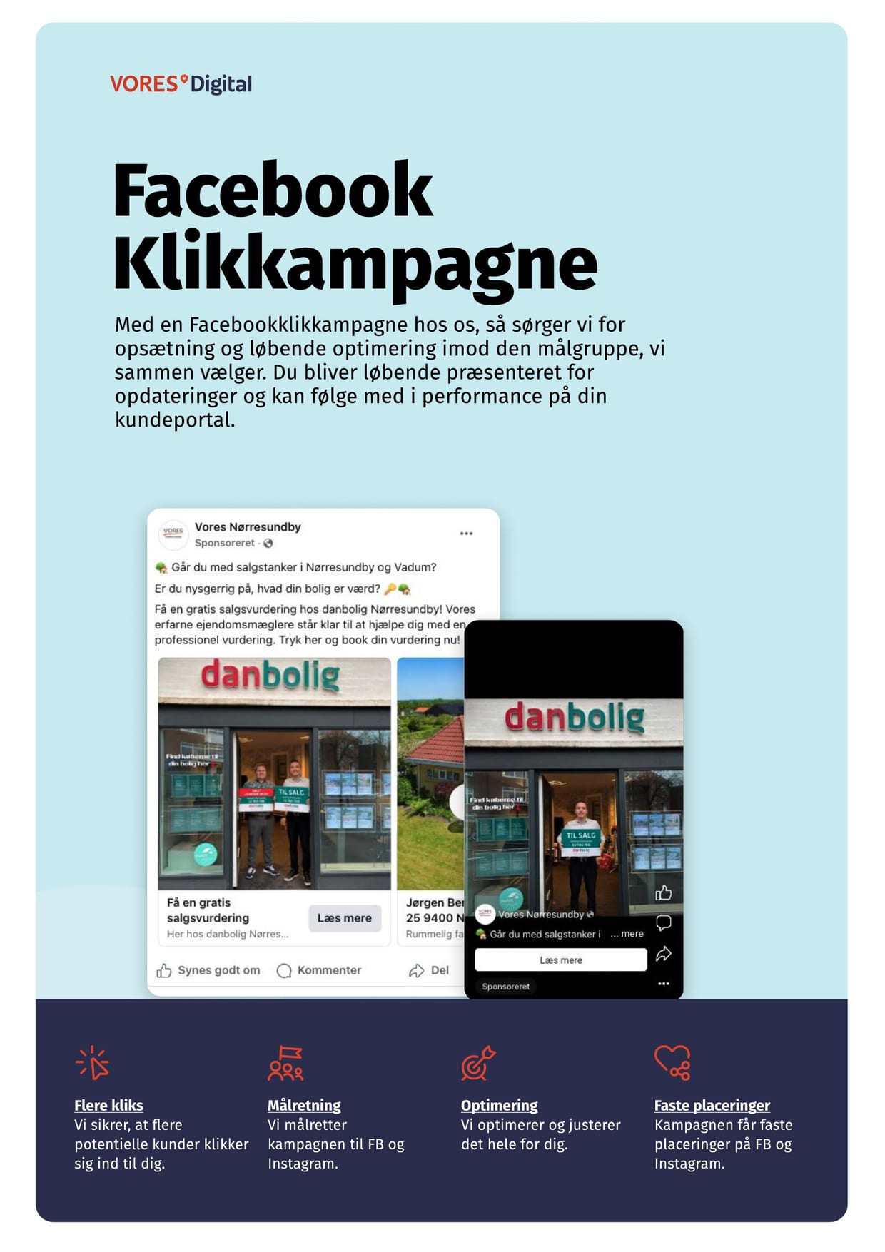 Produktark for Facebook